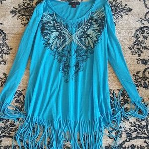 Rock and Roll Cowgirl long sleeved shirt